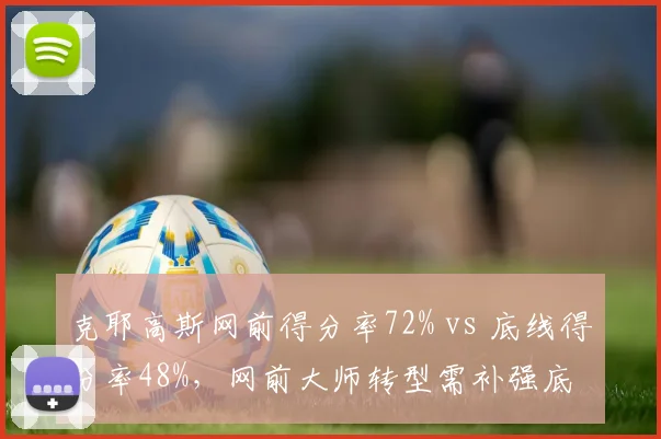 克耶高斯网前得分率72% vs 底线得分率48%，网前大师转型需补强底線